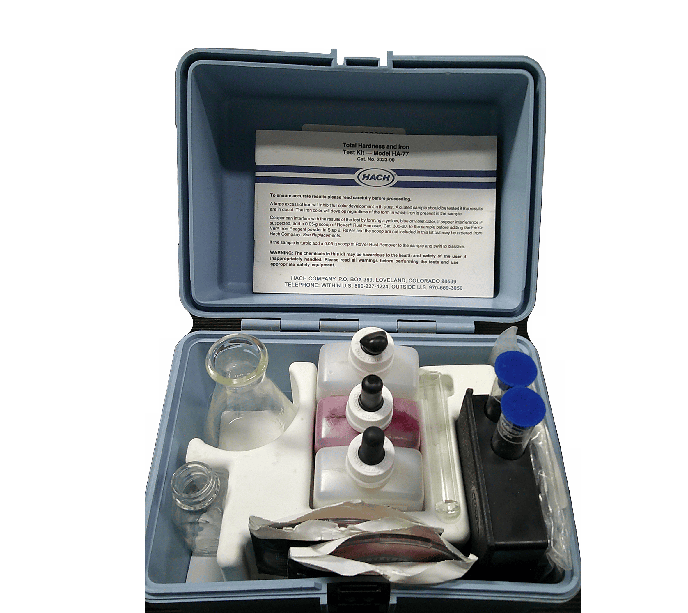 Hach Total Hardness And Iron Test Kit Americhem 4804
