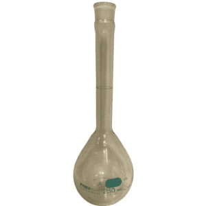 Pyrex Plus Protective Coating 250ml Volumetric Flask