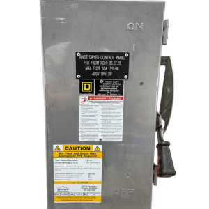 RINSE DRYER CONTROL PANEL